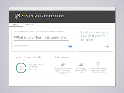 Market Research Survey Application