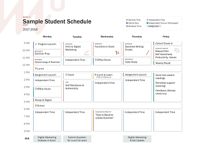 MissionU Calendar Design calendar print visual design