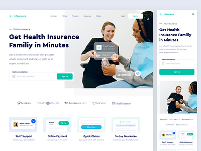 Lifesurance - Landing Page