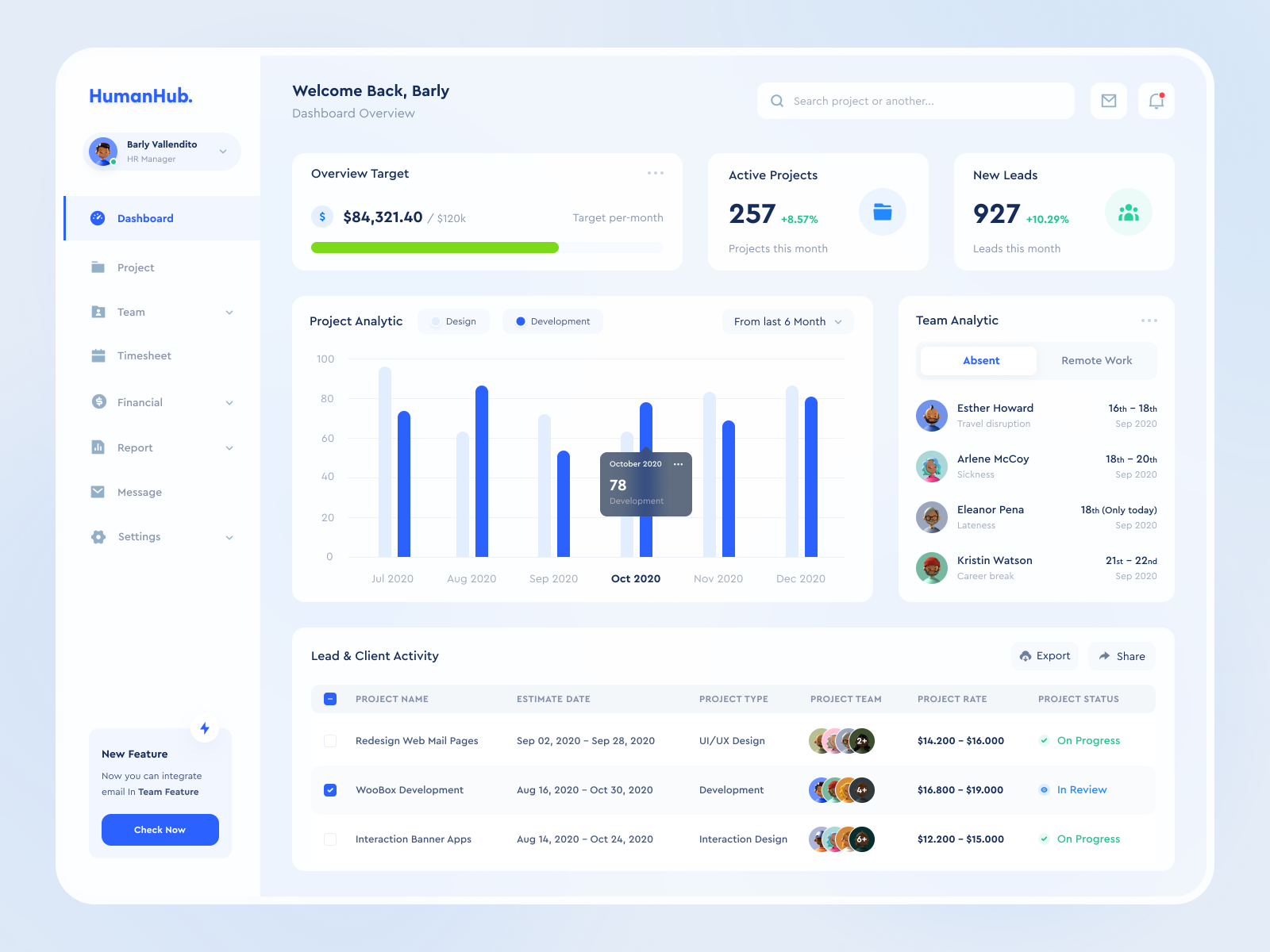 HumanHub - Dashboard & Payroll - Web App by Barly Vallendito for Dipa ...