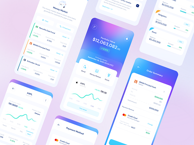 Robo Investment - UI Kit by Barly Vallendito for Dipa Inhouse on Dribbble