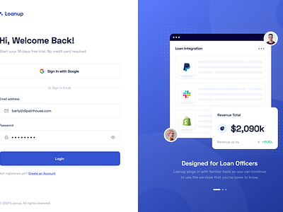 Loanup - Web App by Barly Vallendito for Uxerflow on Dribbble