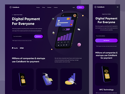 CeloBank - Landing Page