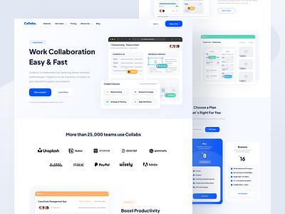 Collabs - Landing Page