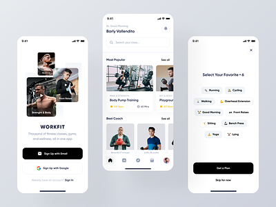 Workfit - Mobile App