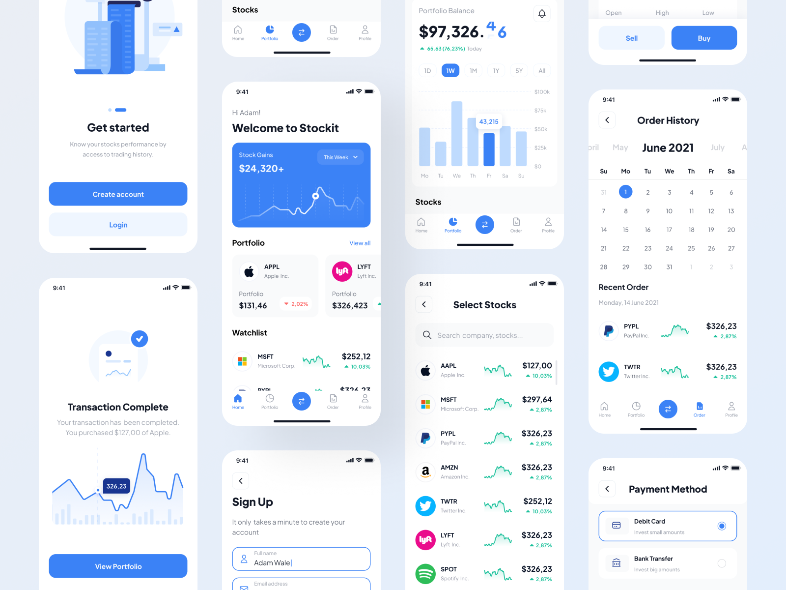 Stockit Ui Kit By Barly Vallendito For Dipa Inhouse On Dribbble 1125