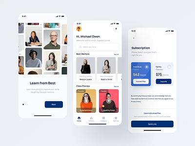 Ontari - E-Learning App UI Kit