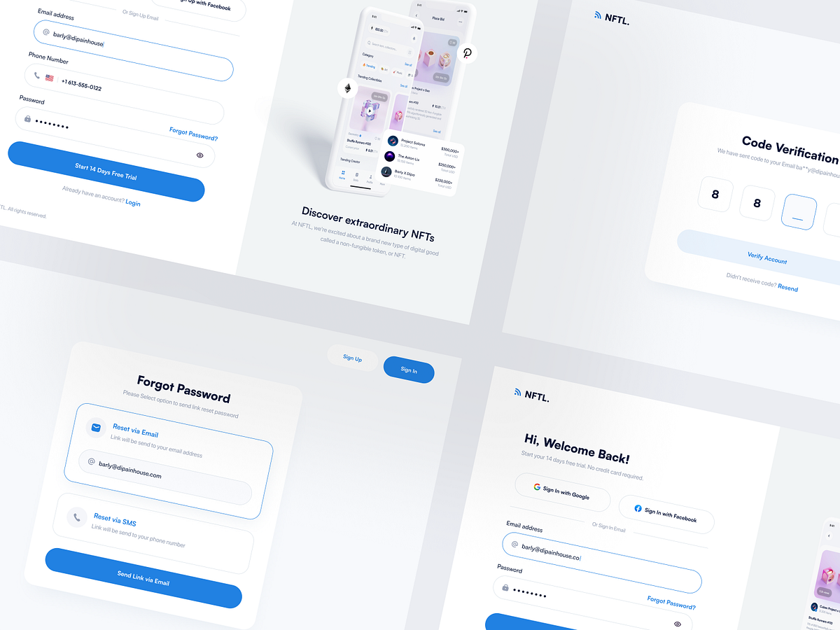 NFT Marketplace - Web App by Barly Vallendito for Dipa Inhouse on Dribbble