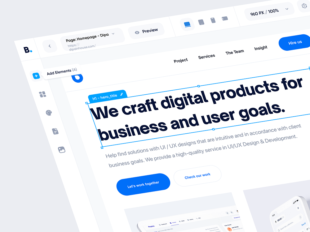 Builder - Web App by Barly Vallendito for Dipa Inhouse on Dribbble