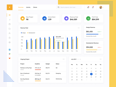 Project Desk - Dashboard App