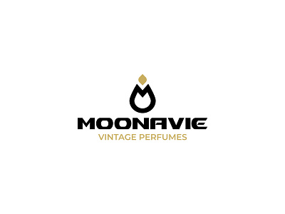 Moonavie logo branding design inspiration logo minimalism perfumery