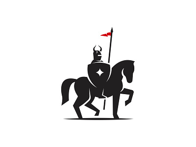 Knight branding design illustration inspiration knight logo minimalism sign silhouette vector