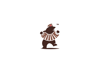 Play accordion_2 accordion bear cap flower inspiration logo russian silhouette vector
