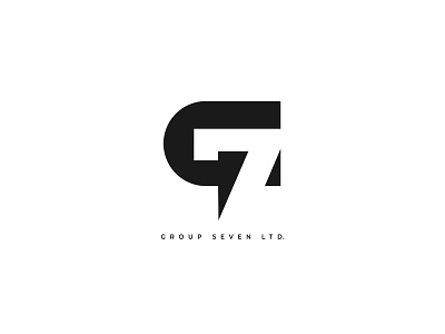 G7 logo branding inspiration logo minimalism negative space negativespace silhouette vector