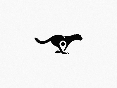 Fast delivery branding branding design delivery design inspiration leopard logo minimalism negative space negativespace silhouette vector