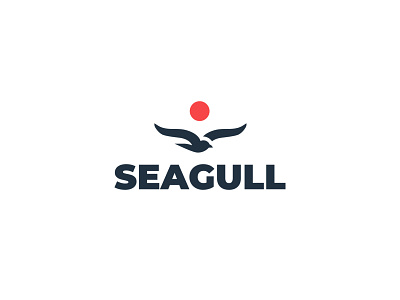 seagull bird branding design icon inspiration logo minimal seagull sign silhouette symbol vector