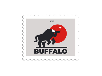 BUFFALO branding buffalo bull design inspiration logo minimalism silhouette vector