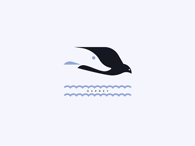 OSPREY bird branding design fish fishing hunting inspiration logo negativespace pike silhouette vector