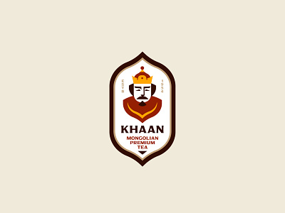 KHAAN branding design face illustration inspiration logo sign symbol vector