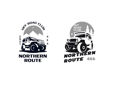 NORTHERN ROUTE branding design illustration inspiration logo negativespace vector