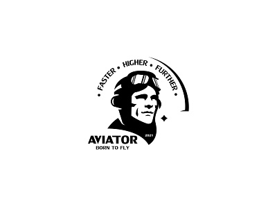 Aviator branding design illustration inspiration logo pilot vector