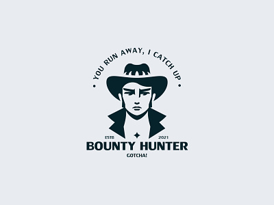 BOUNTY HUNTER branding design illustration inspiration logo silhouette vector