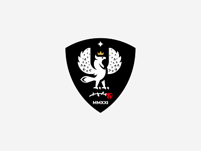 Eagle modern heraldry branding design eagle heraldry inspiration logo vector