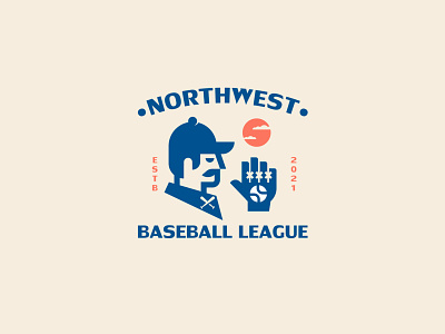 Baseball baseball branding design illustration inspiration logo minimalism silhouette vector