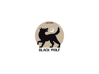 BlackWolf branding design illustration inspiration logo silhouette vector vectorart wolf