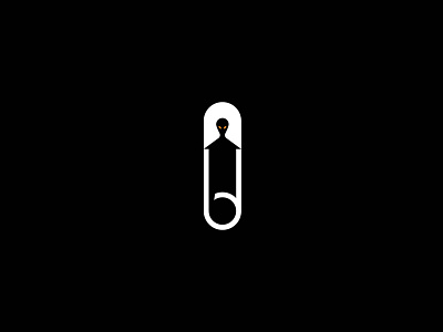 Alien Pin alien branding design illustration inspiration logo minimalism pin vector
