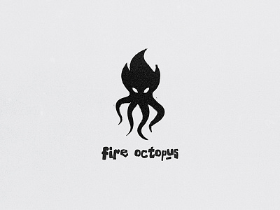 fire octopus logo fire logo octopus silhouette