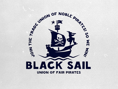 BLACK SAIL LOGO logo pirate retro sail ship silhouette vector