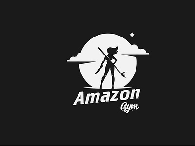 Amazon GYM branding design gym illustration inspiration logo silhouette vector woman warrior