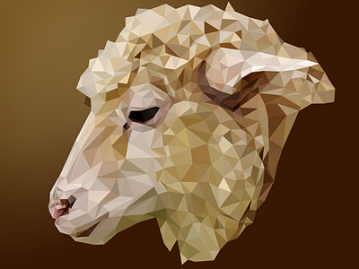 Low poly Sheep