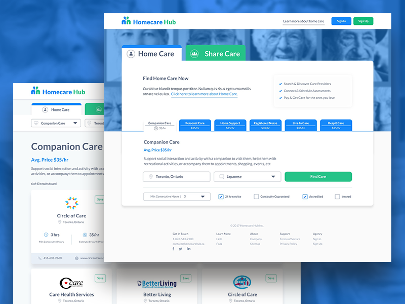 Homecare Experience