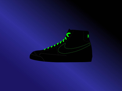 Nike Blazer UFO blazer nike sneaker art sneakerhead sneakers space ufo