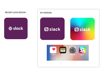 Slack Redesign branding design logo rebrand slack vector