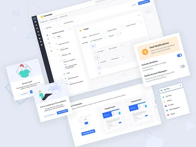 Workflow Automation boolean builder buttons concept desktop guide modal outline template toggle ui workflow