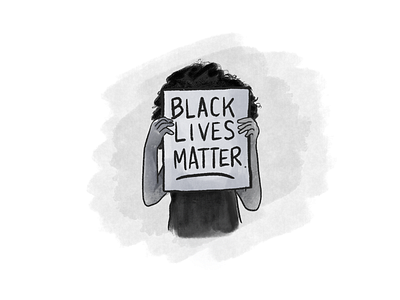 Black Lives Matter black lives matter blm illustration protest social justice