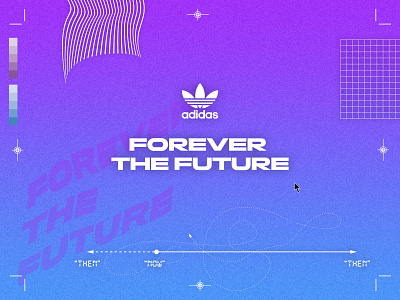 Forever the Future adidas digital finishline future happylucky print