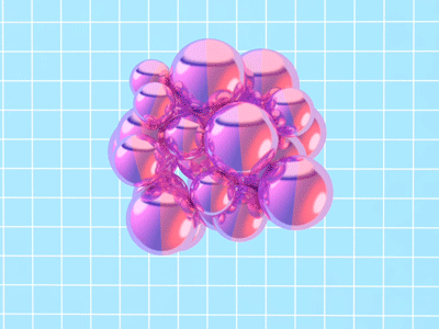 Balls after effect c4d geometrical motion graphic