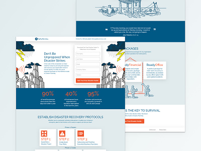 Disaster Recovery Landing Page