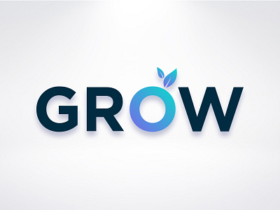 GROW Logo branding logo