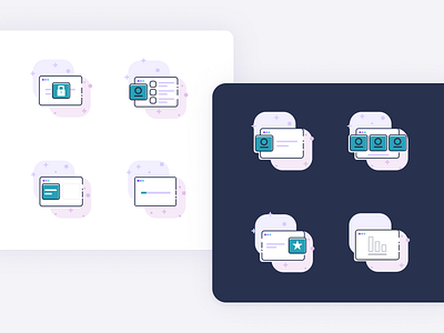 Icons for empty states design fin tech fintech grow grow super icon icon set illustration superannuation ui uiux design ux