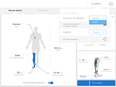 Patient prothesis record health medical software