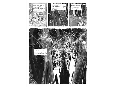 Beyond, Page 5 black and white comic book cover comics design graphic design illustration ink ink wash paint space stars universe
