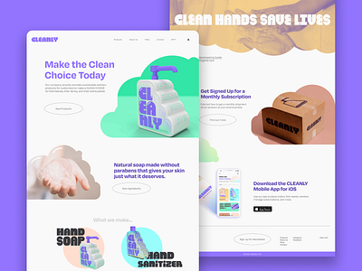 CLEANLY Landing Webpage