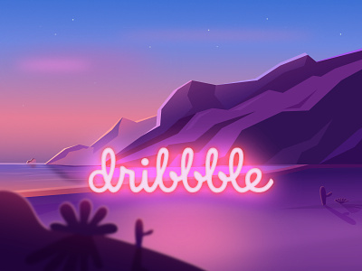 Hello Dribbble hello dribbble illustration