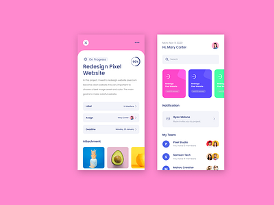 UI/UX Productivity App by Danny Dakhrisman on Dribbble