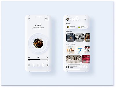 Flosic - Floating Music App app design ui ux